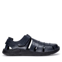 Sandały Go Soft. Niebieskie sandały GO SOFT, bez zapięcia. Za 125.99 zł.