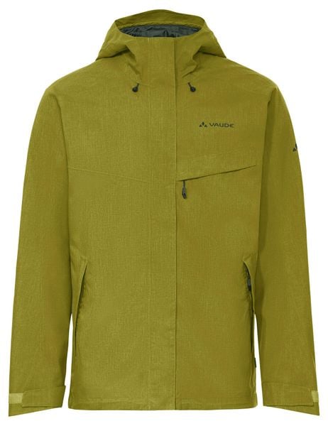 Kurtka Hardshell M Rosemoor Jacket II. Zielone kurtki Vaude, na zimę, l, bez wzorów, z hardshellu, bez kaptura. Za 647.90 zł.