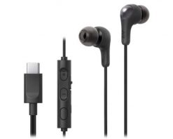 Słuchawki dokanałowe JVC HA-FR9UC USB-C Czarne. Czarne słuchawki bezprzewodowe Jvc. Za 74.99 zł.