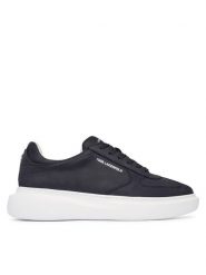 KARL LAGERFELD Sneakersy Kore KL56527 Granatowy. Niebieskie buty sportowe casual KARL LAGERFELD, bez wzorów, z nubiku, bez zapięcia. Za 924.99 zł.
