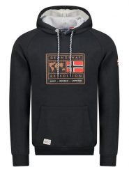 Geographical Norway Bluza "Gofoten" w kolorze czarnym rozmiar: L. Czarne bluzy Geographical Norway, l, bez wzorów, z bawełny, z kapturem. Za 134.53 zł.