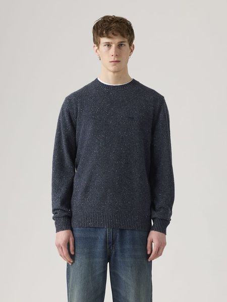 Levi's Sweter w kolorze granatowym rozmiar: M. Niebieskie swetry nierozpinane Levi's®, m, bez wzorów, z wełny, bez kołnierzyka, bez ramiączek. Za 161.73 zł.