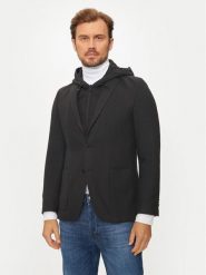 KARL LAGERFELD Marynarka 155384 544016 Czarny Regular Fit. Czarne garnitury KARL LAGERFELD, m, bez wzorów, z poliesteru. Za 1,159.00 zł.