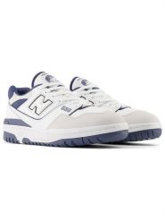 New Balance Skórzane sneakersy "550" w kolorze biało-granatowym rozmiar: 44,5. Białe buty sportowe casual New Balance, bez wzorów, bez zapięcia. Za 346.99 zł.