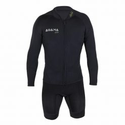 Kurtka neoprenowa WILD Superstretch 3 mm. Czarne kurtki Agama, xl, bez wzorów, z materiału, bez kaptura. Za 295.51 zł.