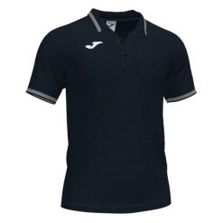 Koszulka polo tenisowa męska Joma Campus III. Czarne koszulki polo Joma, m, bez wzorów, bez kołnierzyka, bez ramiączek, do piłki nożnej. Za 163.50 zł.
