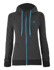 Bluza rozpinana juniorska Babolat Exercise Hood. Czarne bluzy z kapturem BABOLAT, bez wzorów, z bawełny, z kapturem. Za 167.00 zł.