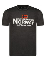 Geographical Norway Koszulka "Jacky" w kolorze antracytowym rozmiar: M. Czarne bezrękawniki Geographical Norway, m, bez wzorów, z bawełny, bez kołnierzyka, bez ramiączek. Za 52.67 zł.