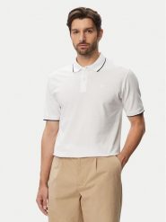 Jack & Jones Polo Weston 12297755 Biały Regular Fit. Białe koszulki polo Jack & Jones, m, bez wzorów, z bawełny, bez kołnierzyka, bez ramiączek. Za 129.99 zł.