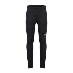 Legginsy do biegania męskie Rogelli Core. Czarne legginsy długie sportowe Rogelli, m, bez wzorów, do biegania. Za 197.00 zł.