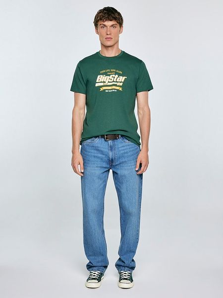 BIG STAR Koszulka "Briss" w kolorze zielonym rozmiar: L. Zielone bezrękawniki BIG STAR, l, bez wzorów, z bawełny, bez kołnierzyka, bez ramiączek. Za 57.20 zł.