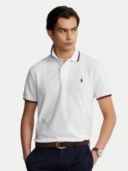 Polo Ralph Lauren Polo Classics 710842621002 Biały Slim Fit. Białe koszulki polo Polo Ralph Lauren, m, bez wzorów, z bawełny, bez kołnierzyka, bez ramiączek. Za 399.99 zł.