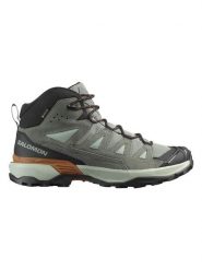 SALOMON Skórzane buty trekkingowe "X Ultra 360 GTX" w kolorze szaro-czarnym rozmiar: 44 2/3. Czarne buty trekkingowe Salomon, bez wzorów, z gore-texu, bez zapięcia. Za 565.65 zł.