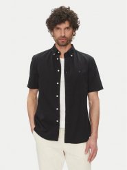 Tommy Hilfiger Koszula MW0MW37584 Czarny Regular Fit. Czarne koszule Tommy Hilfiger, m, bez wzorów, z bawełny, bez kołnierzyka, bez ramiączek. Za 209.99 zł.