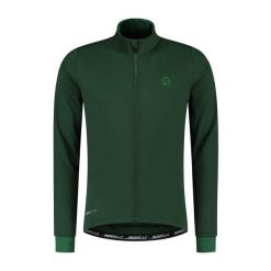Dżersej z długim rękawem Rogelli Essential. Zielone kurtki softshell Rogelli, l, bez wzorów, z dżerseju, bez kaptura. Za 383.00 zł.