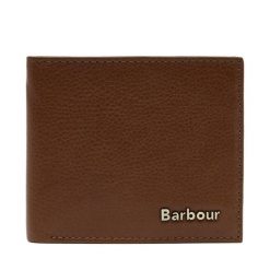 Duży Portfel Męski Barbour. Brązowe portfele Barbour, bez wzorów. Za 189.99 zł.