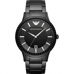 Zegarek EMPORIO ARMANI - Renato AR11079 Black/Black. Czarne zegarki Emporio Armani. Za 1,149.00 zł.