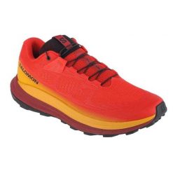 Buty Męskie Bieganie Ultra Glide 2. Czerwone buty turystyczne Salomon, bez wzorów, bez zapięcia, do biegania. Za 712.99 zł.