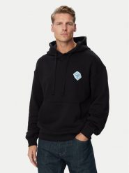HUGO Bluza Dewerhood 50568581 Czarny Relaxed Fit. Czarne bluzy Hugo, m, bez wzorów, z bawełny, bez kaptura. Za 629.99 zł.