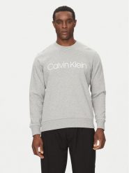 Calvin Klein Bluza Logo K10K104059 Szary Regular Fit. Szare bluzy CALVIN KLEIN, m, bez wzorów, z bawełny, bez kaptura. Za 229.99 zł.