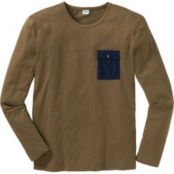 Shirt z długim rękawem i kieszonką na wys. piersi Regular Fit bonprix koniakowy. Bluzki z długim rękawem marki ASICS. Za 32.99 zł.
