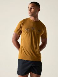 Dare 2b Koszulka funkcyjna "Tech II" w kolorze karmelowym rozmiar: 3XL. Brązowe t-shirty sportowe Dare 2B, bez wzorów, z materiału, bez ramiączek, outdoorowe. Za 52.42 zł.