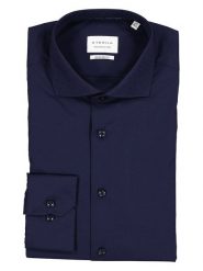 Eterna Koszula - Modern fit - w kolorze granatowym rozmiar: 44. Niebieskie koszule Eterna, bez wzorów, z bawełny, bez kołnierzyka, bez ramiączek. Za 114.44 zł.