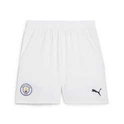 Męskie szorty Manchester City 24/25 PUMA White Marine Blue. Białe szorty Puma, m, bez wzorów, marine. W wyprzedaży za 150.10 zł.