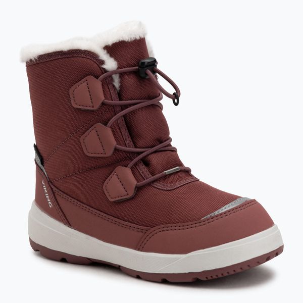 Śniegowce Viking Footwear Toasty Warm GTX Zip. Czerwone śniegowce Viking, z gore-texu, przed kolano, bez zapięcia. Za 309.99 zł.
