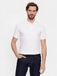 Calvin Klein Polo Smooth Cotton Slim Polo K10K111657 Biały Regular Fit. Białe koszulki polo CALVIN KLEIN, m, bez wzorów, z bawełny, bez kołnierzyka, bez ramiączek. Za 239.99 zł.