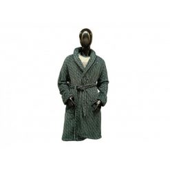 Szlafrok męski rozm. XXL Grey L726335. Szare szlafroki Massana Homewear, l, bez wzorów, z polaru, bez ramiączek, długie, bez kaptura. W wyprzedaży za 342.00 zł.
