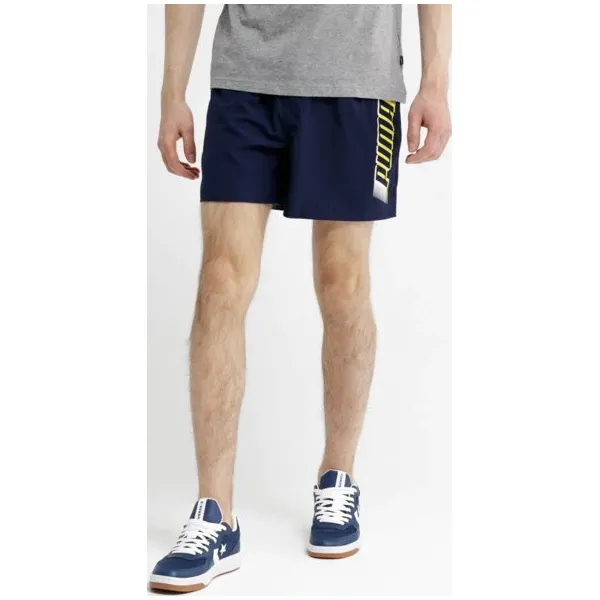 Puma Szorty Ess+ Summer , granatowy, rozmiar M. Niebieskie krótkie spodenki sportowe Puma, m, bez wzorów, z materiału. W wyprzedaży za 79.99 zł.