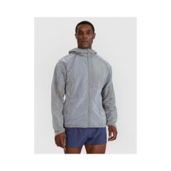 Kurtka do biegania Ultralight męska 4f 4FWSS25TTJAM698. Szare kurtki 4F, m, bez wzorów, z poliamidu, bez kaptura, do biegania. Za 137.99 zł.