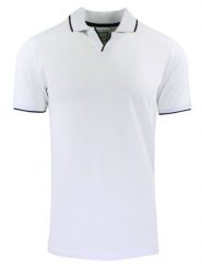 Oryginalna Koszulka Polo - Brave Soul - Biała. Białe koszulki polo Brave Soul, l, bez wzorów, z bawełny, bez kołnierzyka, bez ramiączek. Za 75.00 zł.