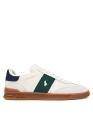 Polo Ralph Lauren Sneakersy 809P01616003 Biały. Białe buty sportowe casual Polo Ralph Lauren, bez wzorów, ze skóry, bez zapięcia. Za 599.99 zł.