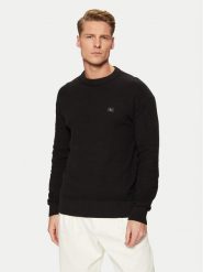 Calvin Klein Jeans Sweter J30J326746 Czarny Relaxed Fit. Czarne swetry rozpinane Calvin Klein Jeans, m, bez wzorów, z bawełny, bez kołnierzyka, bez ramiączek. Za 289.99 zł.