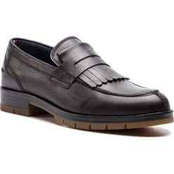 Mokasyny TOMMY HILFIGER - Brushed Leather Fringe Loafer FM0FM02098 Black 990. Mokasyny marki Tommy Hilfiger. W wyprzedaży za 639.00 zł.