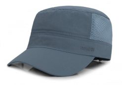 Lekka i Przewiewna Czapka, Patrolówka, Szybkoschnąca - Pako Jeans - Niebieska. Niebieskie czapki z daszkiem Pako Jeans, bez wzorów, z jeansu. Za 49.99 zł.