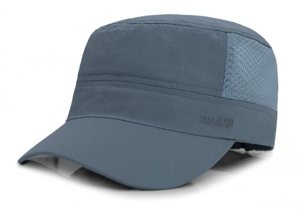 Lekka i Przewiewna Czapka, Patrolówka, Szybkoschnąca - Pako Jeans - Niebieska. Niebieskie czapki z daszkiem Pako Jeans, bez wzorów, z jeansu. Za 49.99 zł.