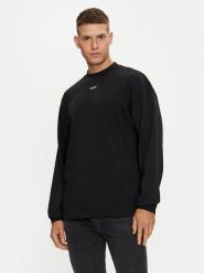 Hugo Bluza Daposo 50511029 Czarny Relaxed Fit. Czarne bluzy Hugo, m, bez wzorów, z bawełny, bez kaptura. Za 189.99 zł.