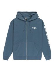 Quiksilver Bluza Old English EQYFT05156 Niebieski Oversize. Niebieskie bluzy Quiksilver, l, bez wzorów, z bawełny, bez kaptura. Za 419.99 zł.
