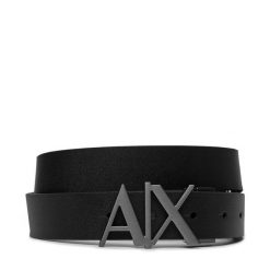 Pasek Armani Exchange. Czarne paski Armani Exchange, bez wzorów. Za 254.99 zł.