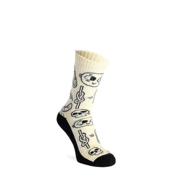 Skarpety Y&Y Vertical Climber Doodle. Brązowe skarpety Y&Y VERTICAL, bez wzorów. Za 66.09 zł.