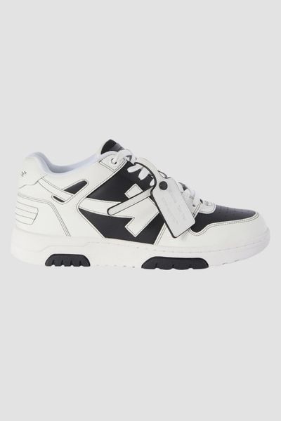 OFF-WHITE Biało-czarne sneakersy Out Of Office Sneaker, Rozmiar 43. Białe buty sportowe casual Off-White, bez wzorów, bez zapięcia. W wyprzedaży za 1,800.99 zł.