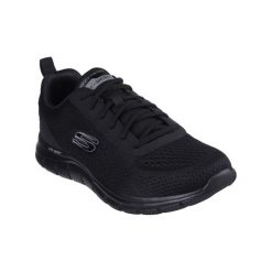 Buty sportowe Sneakersy męskie, Track - Leshur. Czarne buty sportowe casual Skechers, bez wzorów, bez zapięcia, trekkingowe. Za 299.00 zł.