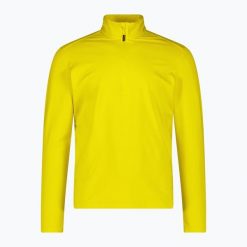 Bluza męska CMP 30L1097. Żółte bluzy CMP, na zimę, l, bez wzorów, bez kaptura. Za 129.99 zł.