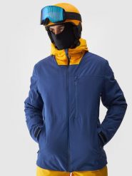 4F Kurtka narciarska membrana 15000 męska - granatowa S. Niebieskie kurtki narciarskie i snowboardowe 4F, m, z aplikacjami, z dzianiny, narciarskie, thinsulate. W wyprzedaży za 499.99 zł.