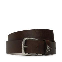 Pasek Męski Guess. Brązowe paski Guess, z aplikacjami. Za 399.99 zł.