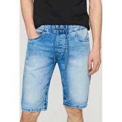 Jeansowe szorty jogger - Niebieski. Joggery i bojówki marki Reserved. W wyprzedaży za 59.99 zł.