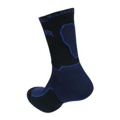 Skarpety termoaktywne turystyczne Rough Radical Crew na zimę i lato. Niebieskie skarpety ROUGH RADICAL, bez wzorów. Za 29.90 zł.